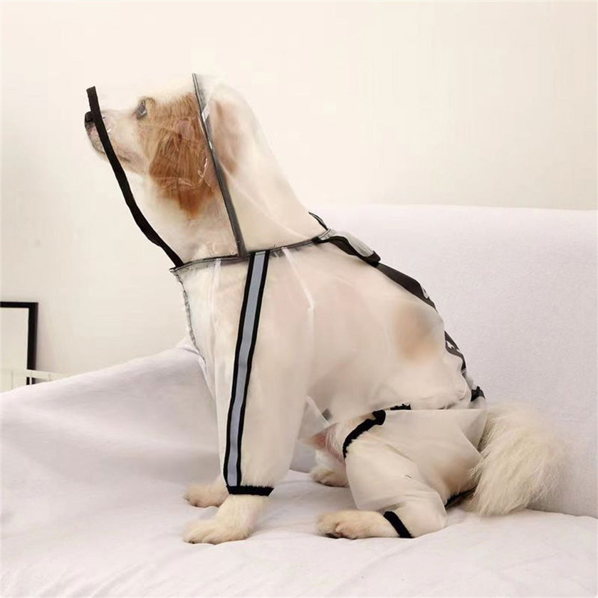 Şeffaf Köpek Yağmurluk Tulum 43937778