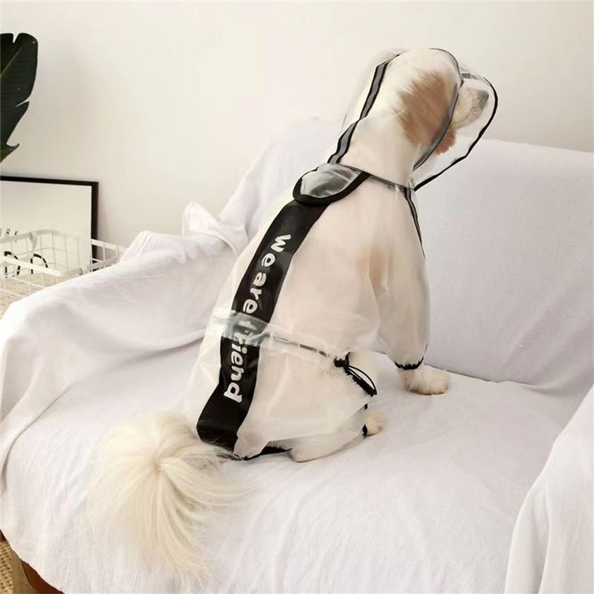 Şeffaf Köpek Yağmurluk Tulum 43937778
