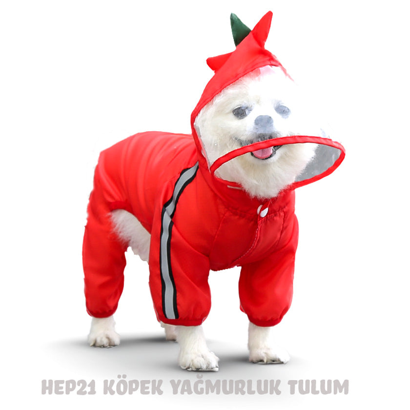 Köpek Yağmurluk Tulum Reflective 28734983