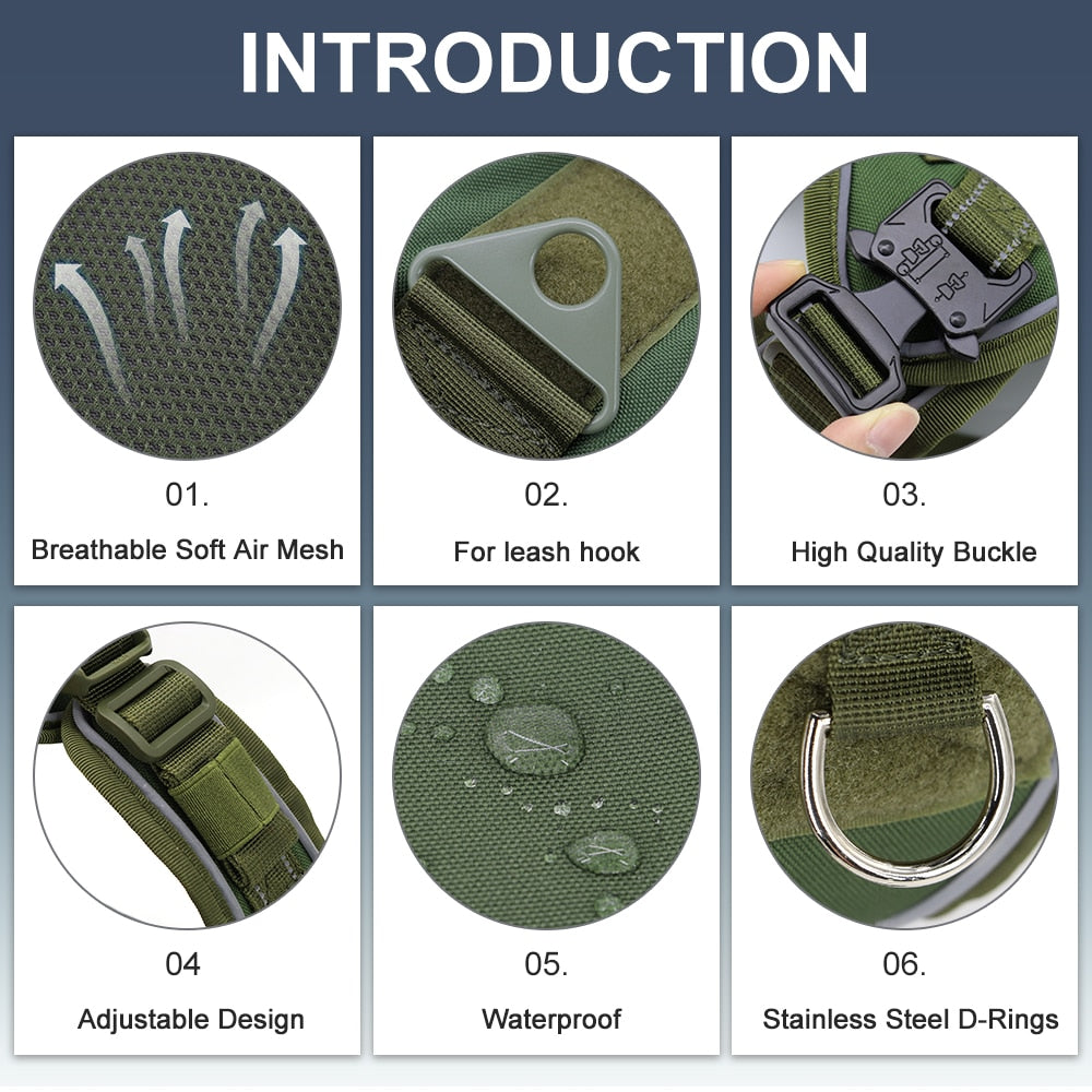 Köpek Göğüs Tasması Tactical SET 45449980