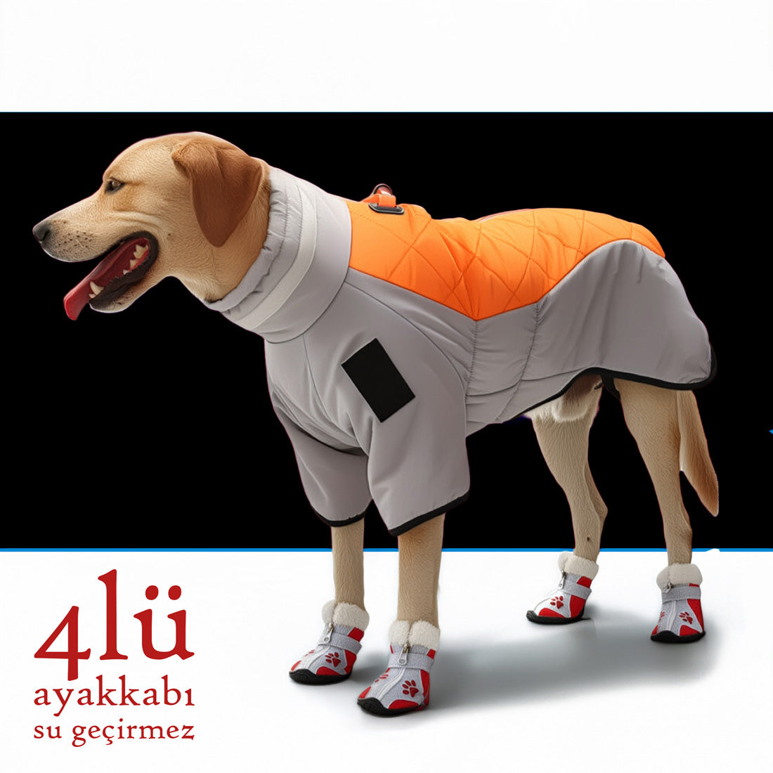 Köpek Ayakkabısı Su Geçirmez Yansıtıcı 43282111