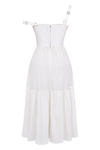 Women's Summer White Dress 63562