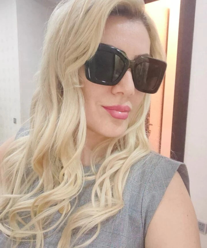 Trend Kare Güneş Gözlüğü Unisex UV400 koruma 86669