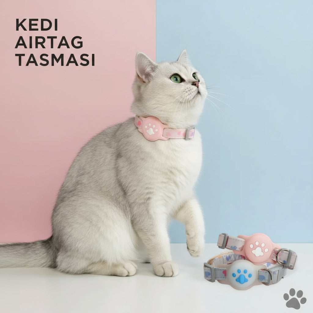 AirTag Uyumlu Kedi Tasma 32383