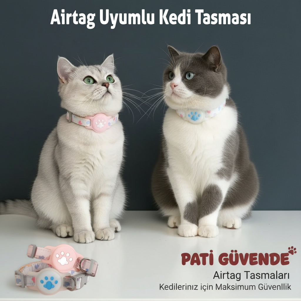 AirTag Uyumlu Kedi Tasma 32383