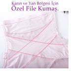 Çapraz Bantlı Yüksek Bel Karın Toparlayıcı ve Popo Kaldırıcı Korse 67479