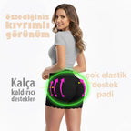 Dantelli ve Sünger Destekli Kalça Dolgunlaştırıcı Kaldırıcı Korse Külot 51186