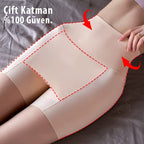 Etek Altı Dikişsiz Tayt Yüksek Bel Karın Toparlayıcı Korse Şort 23046