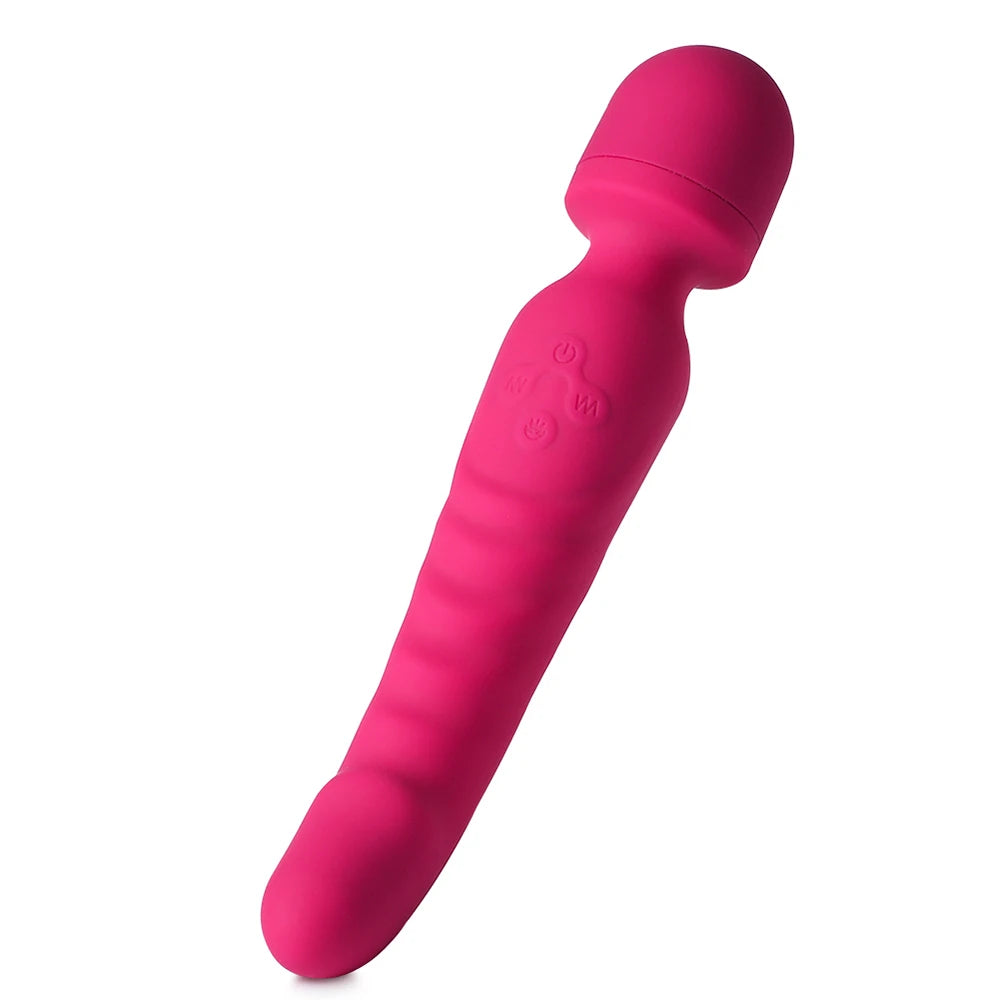 Çift Başlı Vibratör Dildo Isınmalı Klitoris Stimülatörü 64382