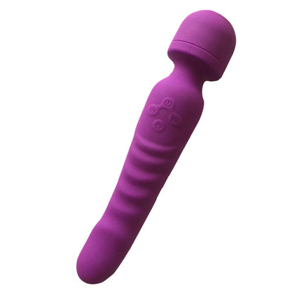 Çift Başlı Vibratör Dildo Isınmalı Klitoris Stimülatörü 64382