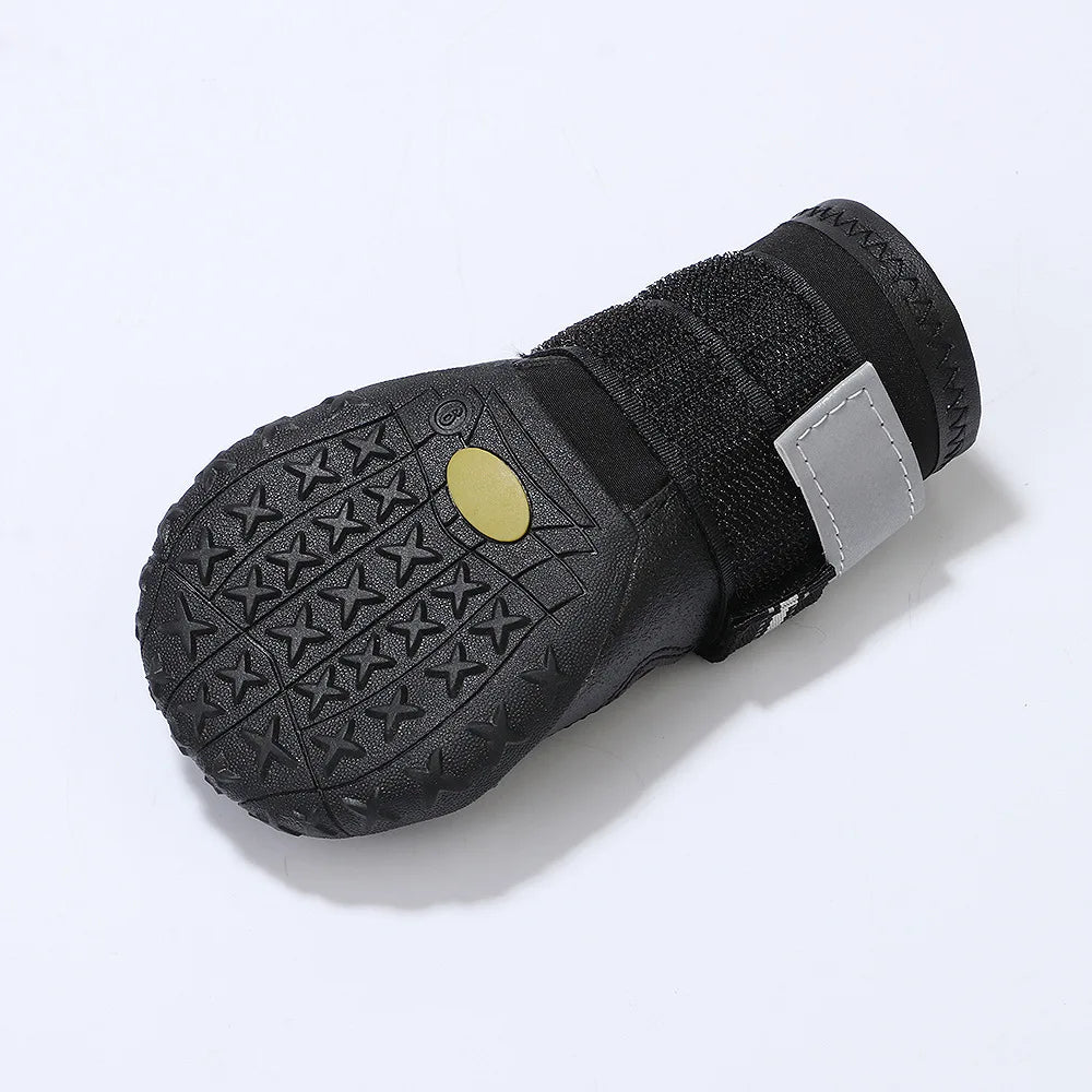 Reflektörlü Su Geçirmez Köpek Ayakkabısı Kaymaz Tabanlı 22796