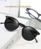 Polarize Retro Yuvarlak Güneş Gözlüğü - Unisex UV400 Korumalı 26970