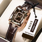 Kadın Saati Dikdörtgen Kasa Kristal Detaylı 88961