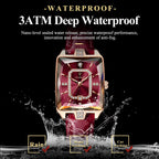 Kadın Saati Dikdörtgen Kasa Kristal Detaylı 88961