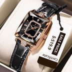 Kadın Saati Dikdörtgen Kasa Kristal Detaylı 88961