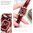 Kadın Saati Dikdörtgen Kasa Kristal Detaylı 88961