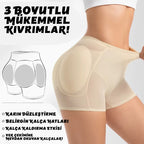 Kalça ve Basen Dolgunlaştırıcı Karın Toparlayıcı Korse Şort 79257