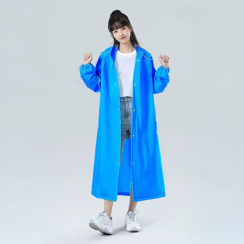 Kapüşonlu Uzun Yağmurluk 61255