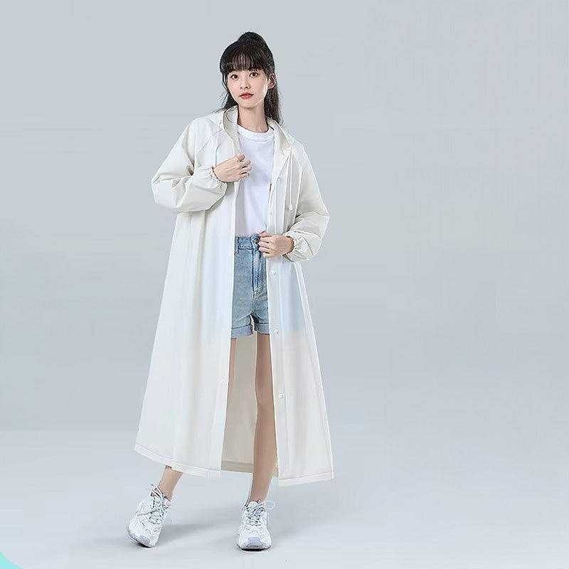 Kapüşonlu Uzun Yağmurluk 61255