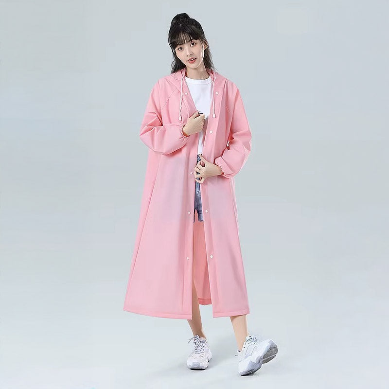 Kapüşonlu Uzun Yağmurluk 61255