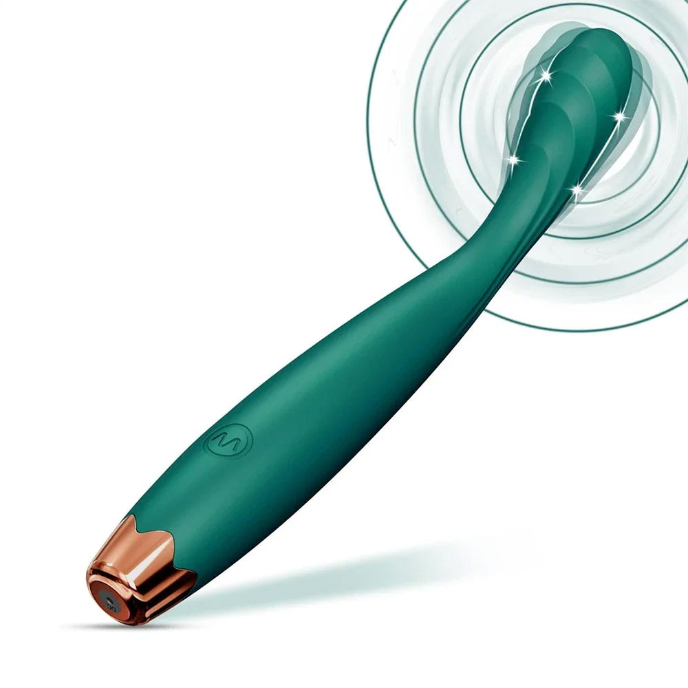 Kavisli Parmak Vibratör 10 Titreşim Modlu Klitoris Uyarıcı İpeksi Silikon 45272