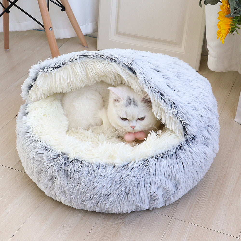 Kedi Yatağı Peluş Köpek Yatağı 