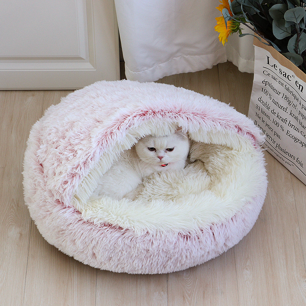 Kedi Yatağı Pelüş Köpek Yatağı 