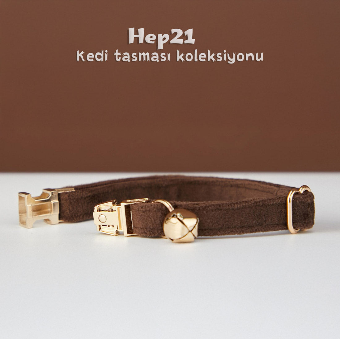 Kedi tasması Kadife İsimli Zilli 57548