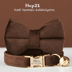 Kedi tasması Kadife isimli zilli kedi Tasma 755153