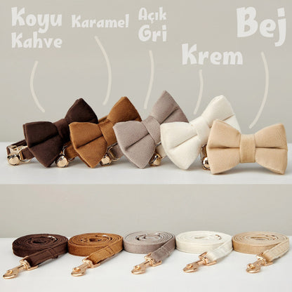 Kedi tasması Kadife İsimli Zilli 57548