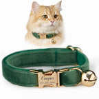 Kedi tasması Kadife İsimli Zilli 40068