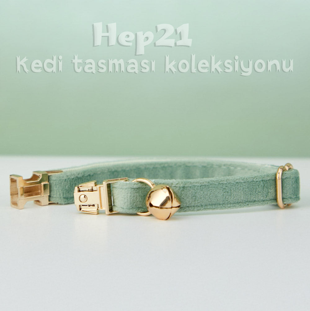 Kedi tasması Kadife İsimli Zilli 59174