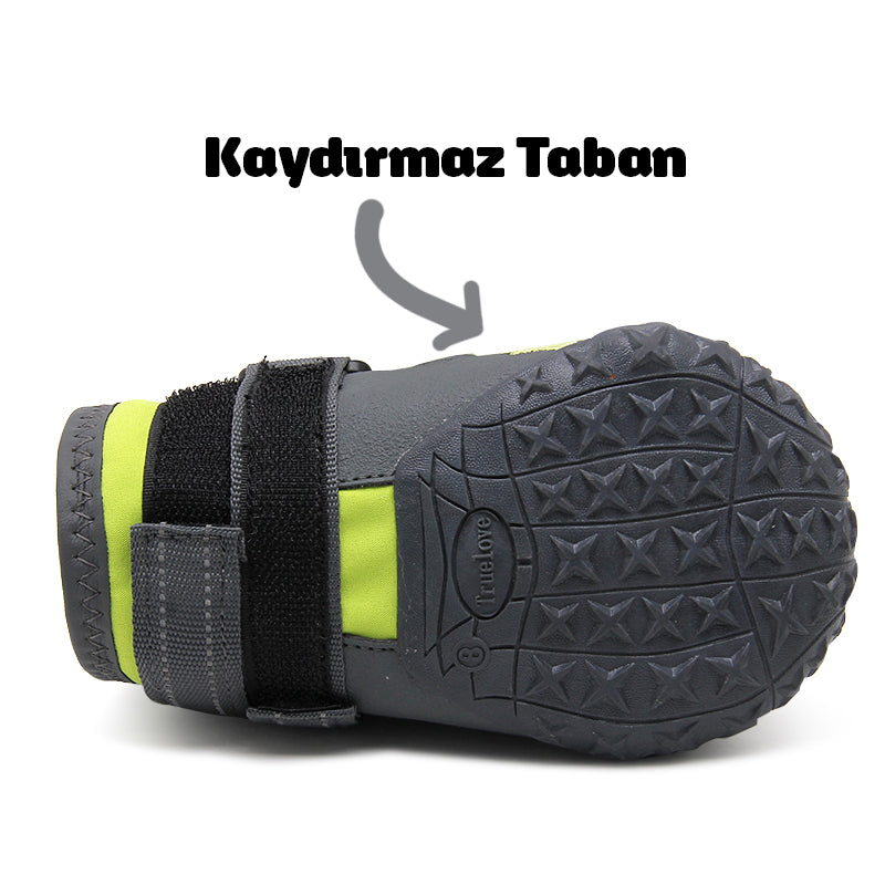 Köpek Ayakkabısı Su Geçirmez Kaydırmaz Yansıtıcı 631602
