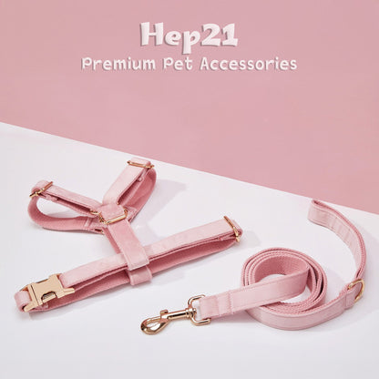 Köpek Boyun Tasması İsimli Açık Pembe Kadife 75044