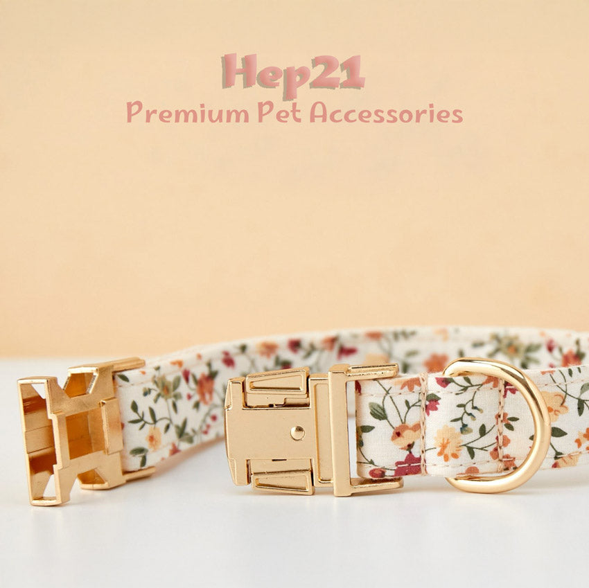 Köpek Boyun Tasması İsimli Çiçek Desenli 639066