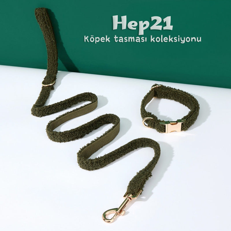 Köpek Boyun Tasması İsimli Ordu Yeşili Poff 94238