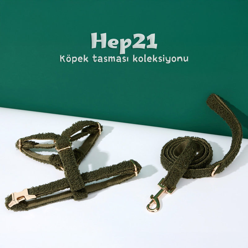 Köpek Boyun Tasması İsimli Ordu Yeşili Poff 94238