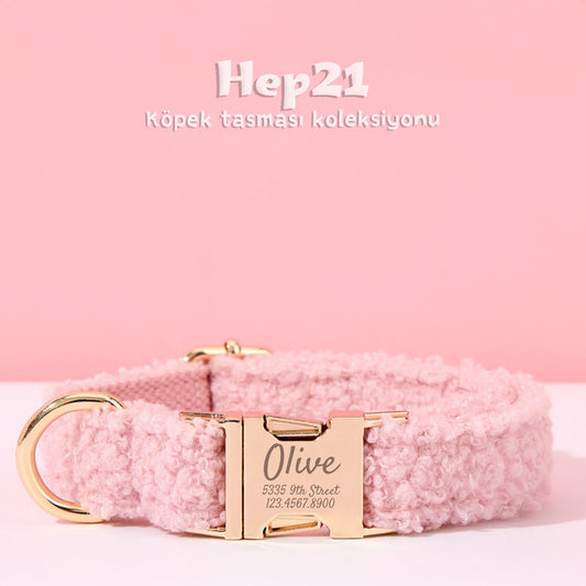 Köpek Boyun Tasması İsimli Pembe Poff 88546