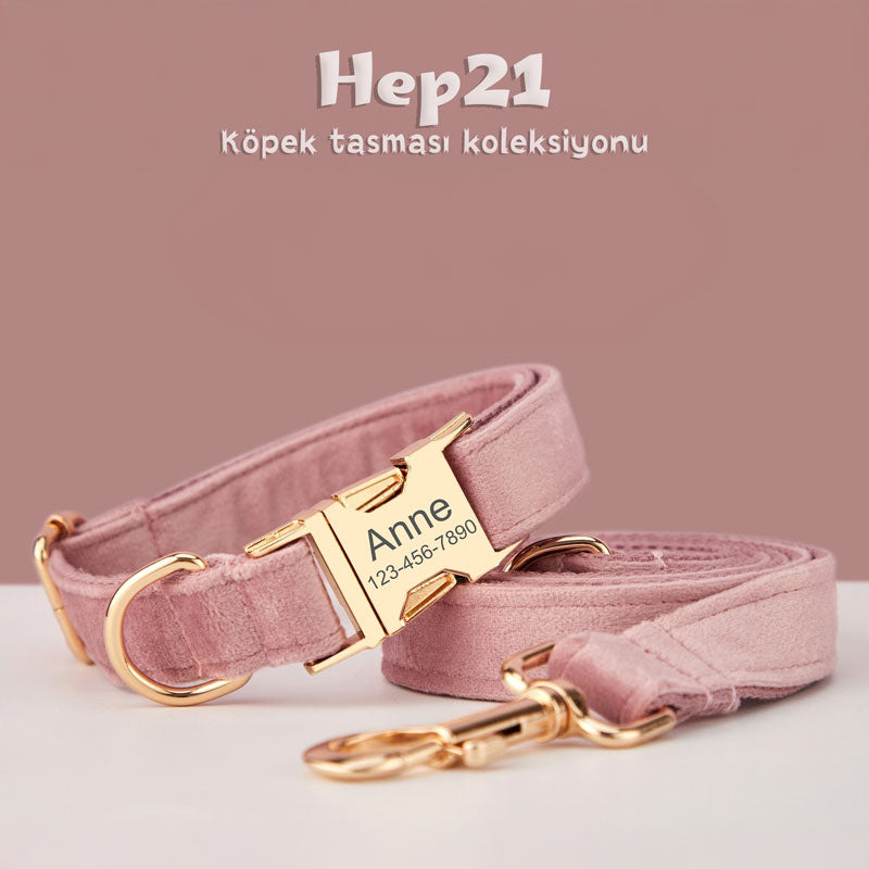 Köpek Boyun Tasması İsimli Açık Pembe Mor 106911