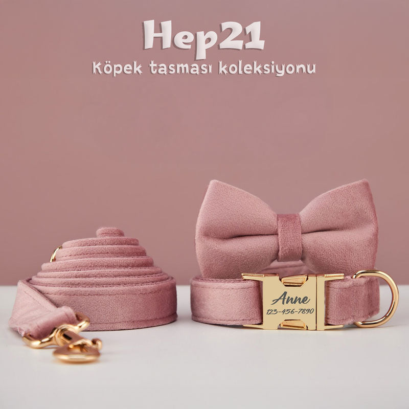 Köpek Boyun Tasması İsimli Açık Pembe Mor 106911