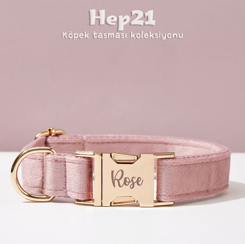 Köpek Boyun Tasması İsimli Açık Pembe Mor 106911