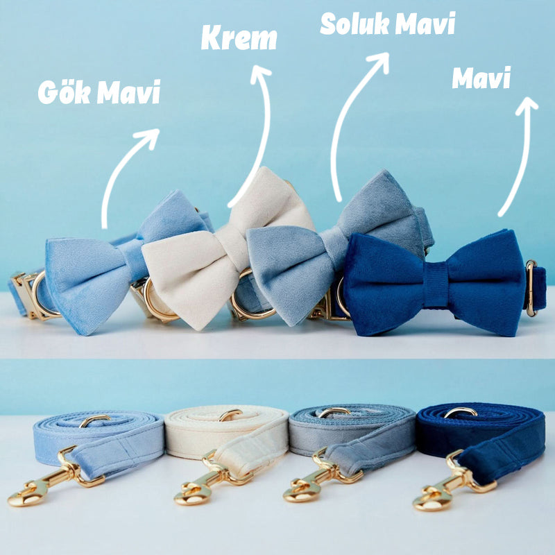 Köpek Boyun Tasması İsimli Kadife Tasma 595658