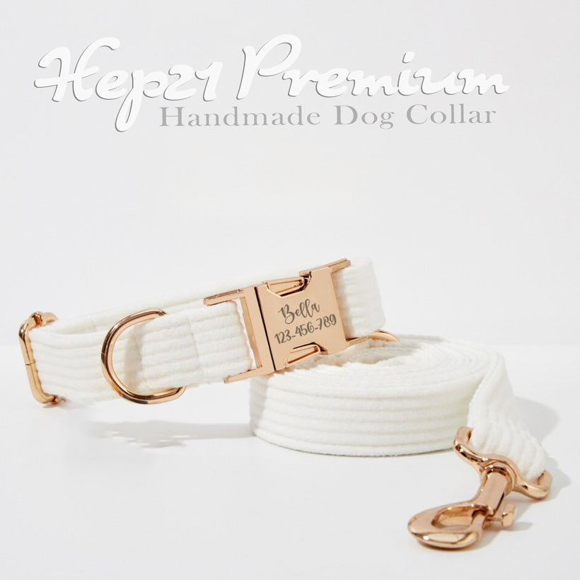 Köpek Boyun Tasması İsimli Fitilli Kadife 49548