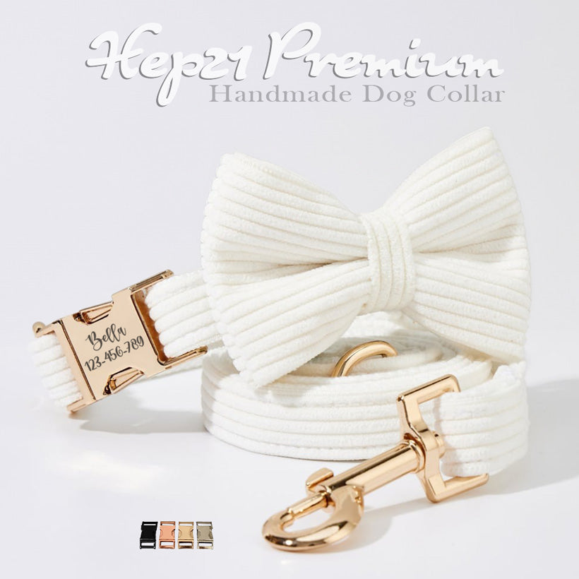 Köpek Boyun Tasması İsimli Fitilli Kadife 49548