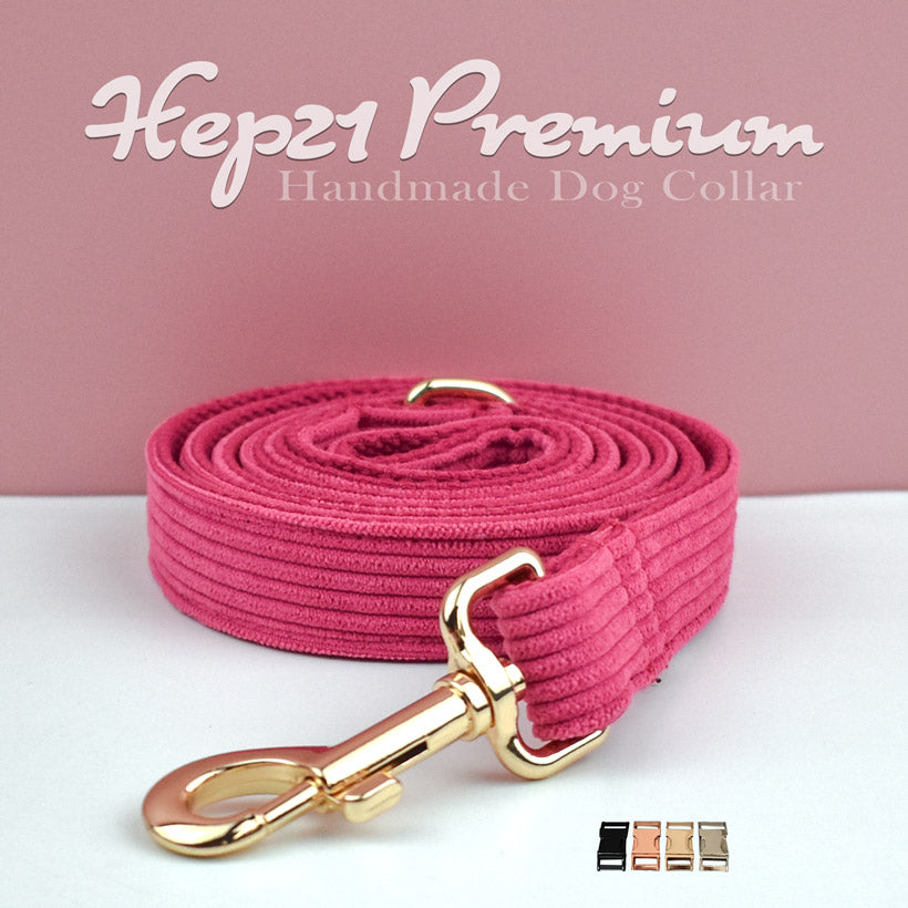 Köpek Boyun Tasması İsimli Hot Pembe Kadife 141143