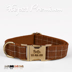 Köpek Boyun Tasması İsimli Kahve Grid 276676