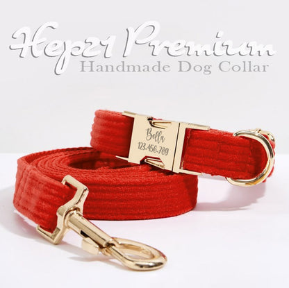 Dog Collar Named Red Velvet Collar 54968