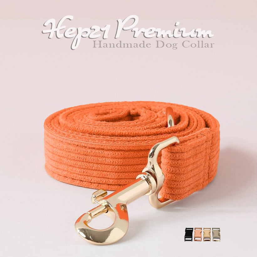 Köpek Boyun Tasması İsimli Turuncu Kadife 541506