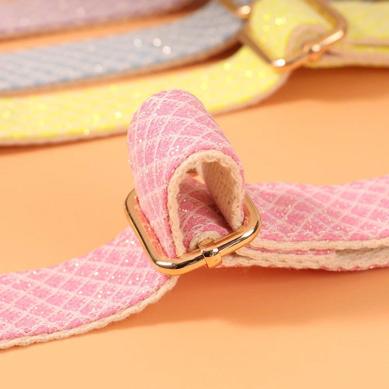 Köpek Tasması  İsme Özel Simli Çiçekli Tasarım 67593