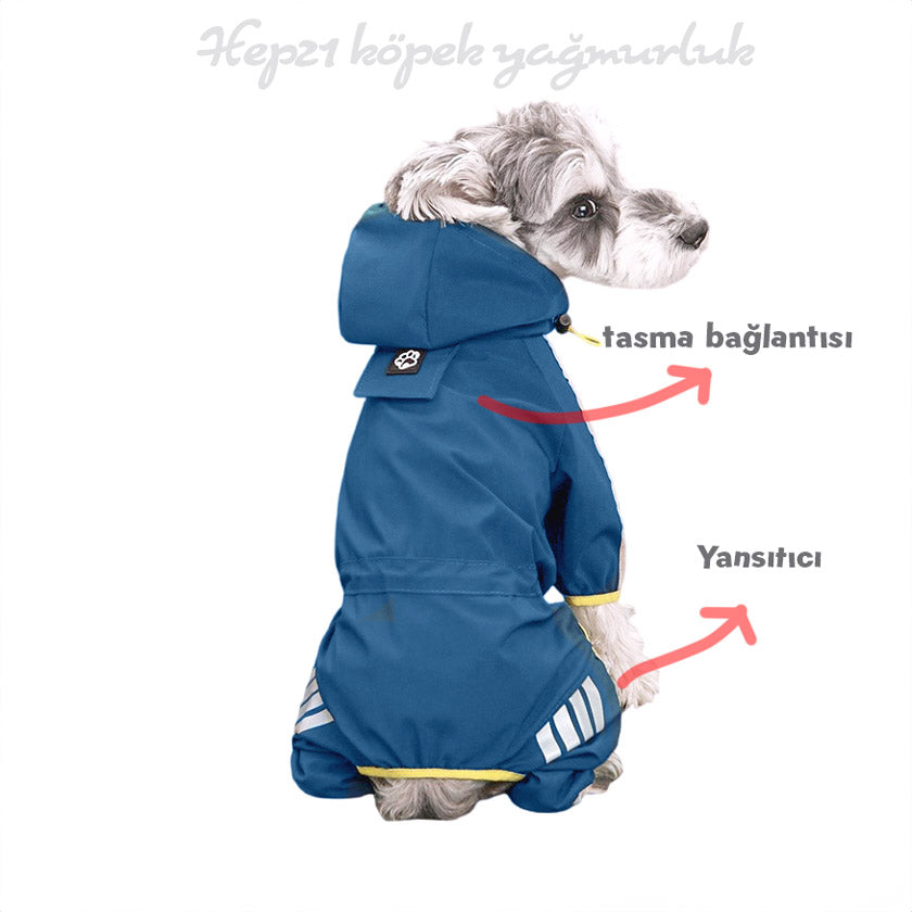 Köpek Yağmurluk Tulum Yansıtıcı 131876